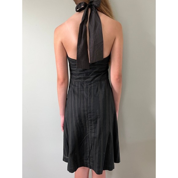 Womens Halter Style Zebra Striped Fall Sundress Dress | Rogan for Target | sz 7 - Picture 6 of 8